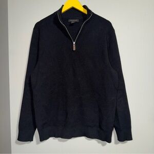 Lachlan black quarter zip sweater Size L